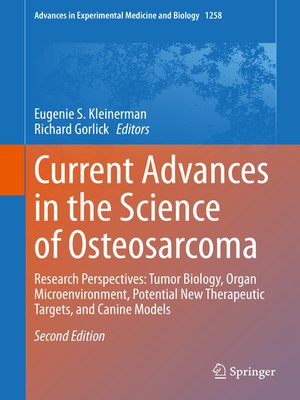 cover image of Current Advances in the Science of Osteosarcoma